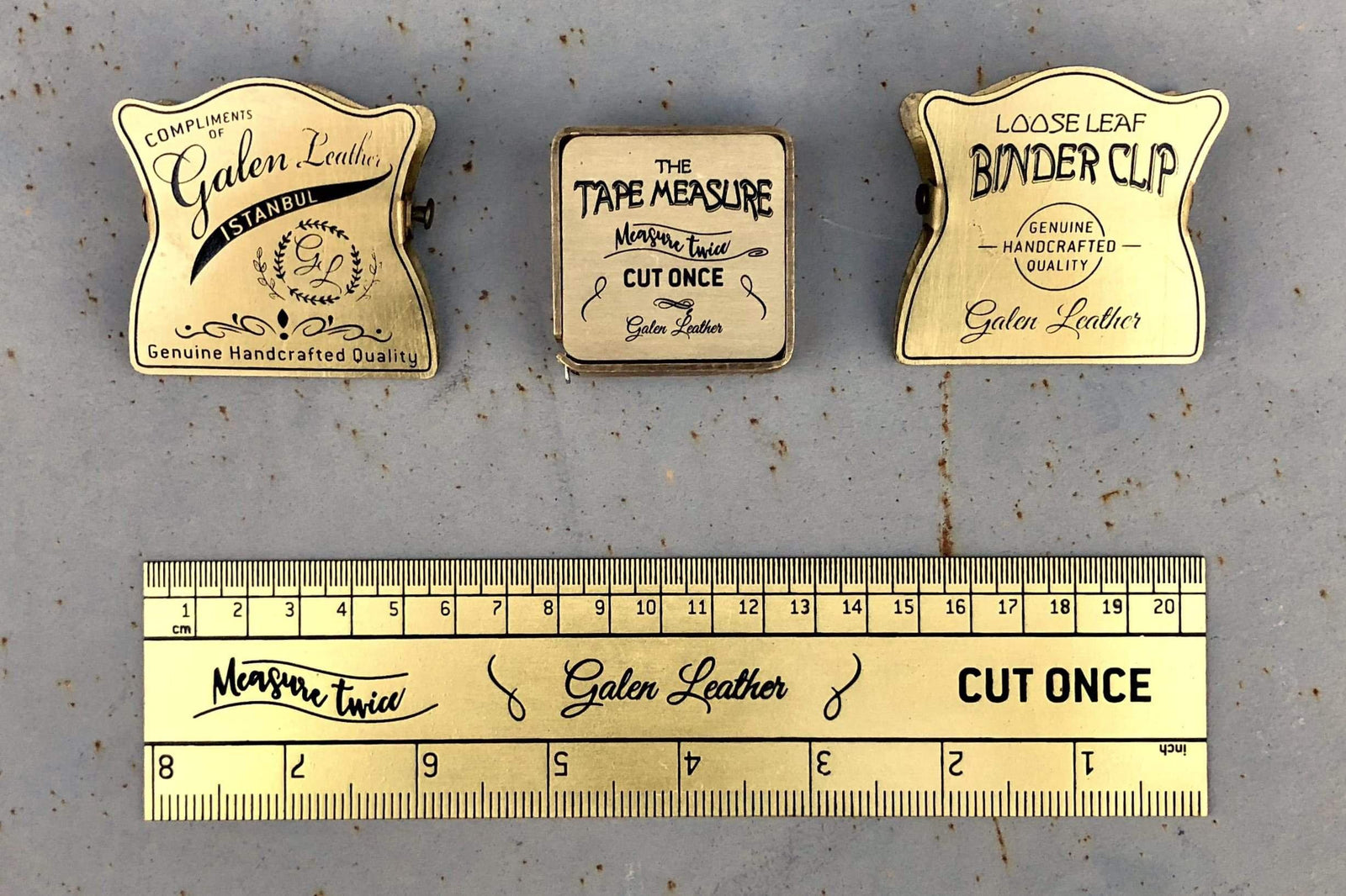 Antique Brass Stationary Inspiration from Galen Leather