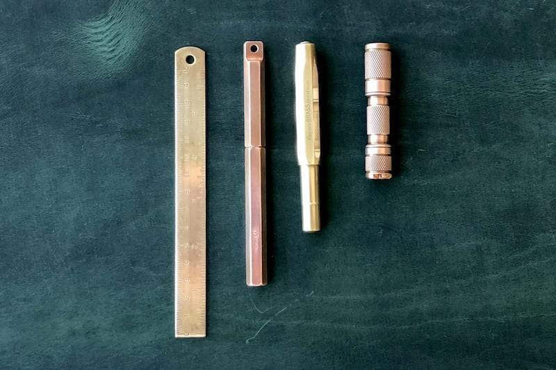 How To Burnish Brass - Antique Brass Pens & Other Objects - Galen Leather