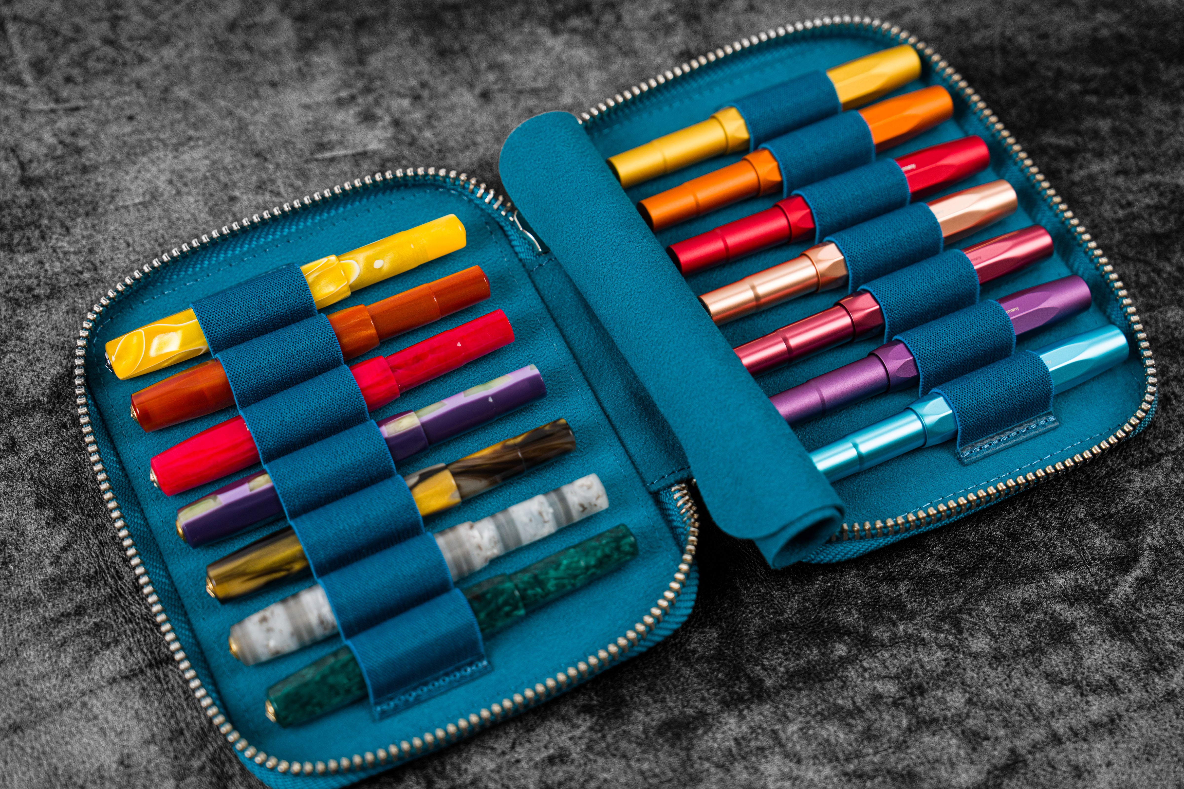 Collector Pen Case for 14 Kaweco Pens - C.H Ocean Blue