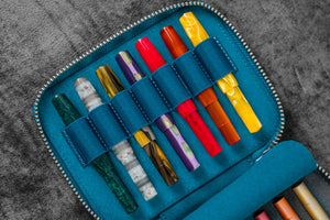 Collector Pen Case for 14 Kaweco Pens - C.H Ocean Blue