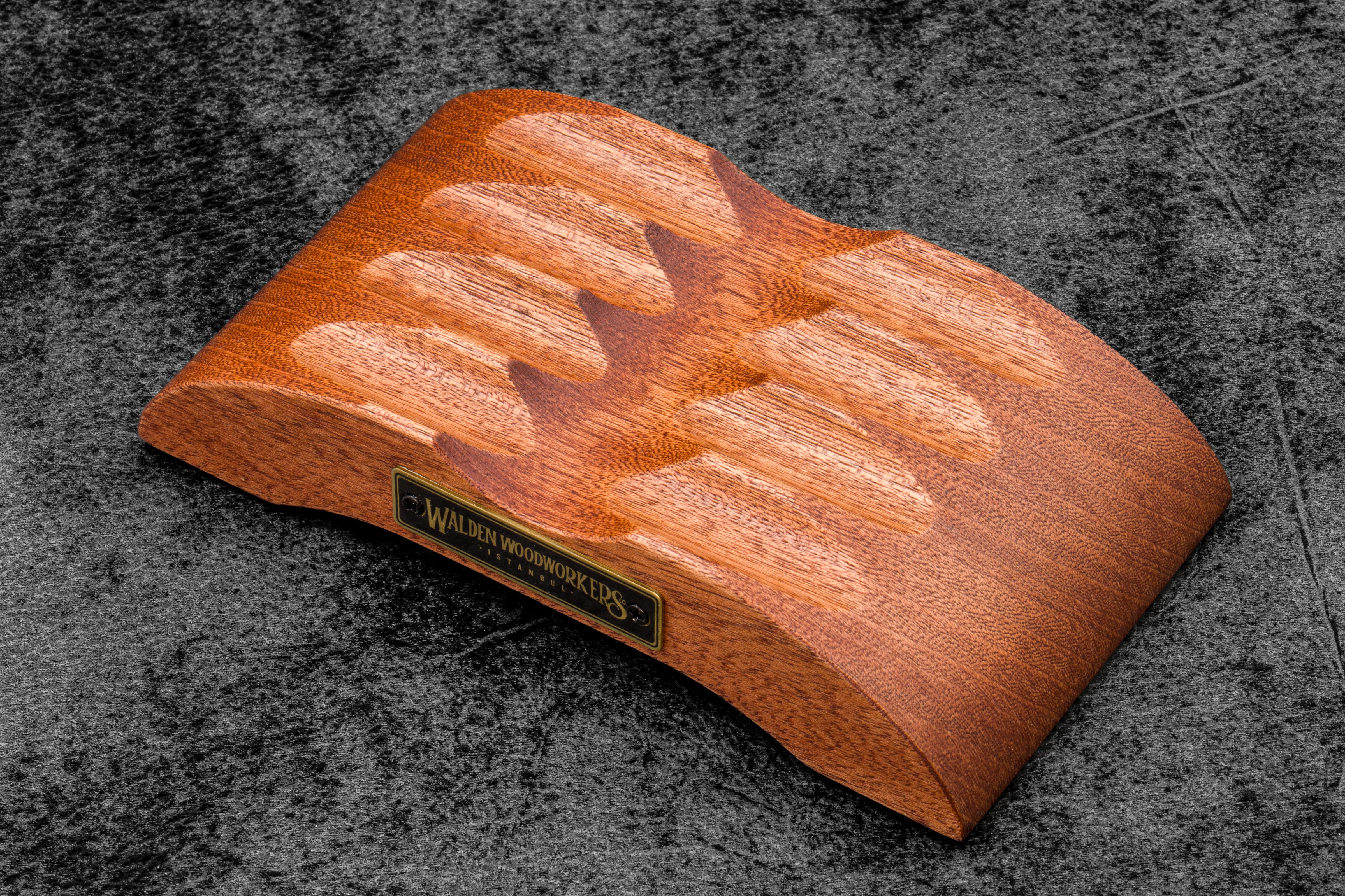 The Pen Arch - Wooden Fountain Pen Stand - Mahogany