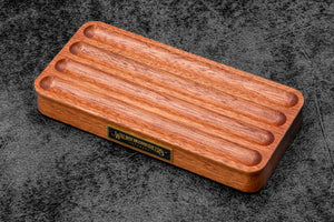 The Pen Station - Wooden Fountain Pen Stand - Mahogany