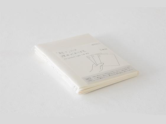 Midori MD Notebook Light A5 Blank 3-pack