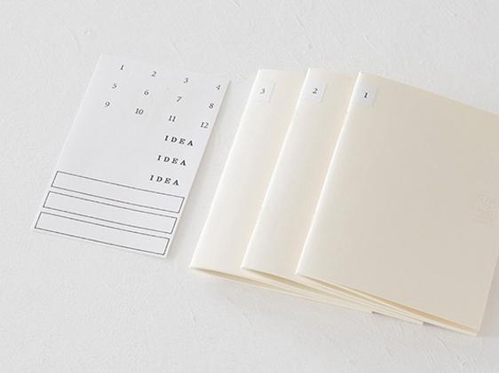 Midori MD Notebook Light A5 Lined 3-Pack