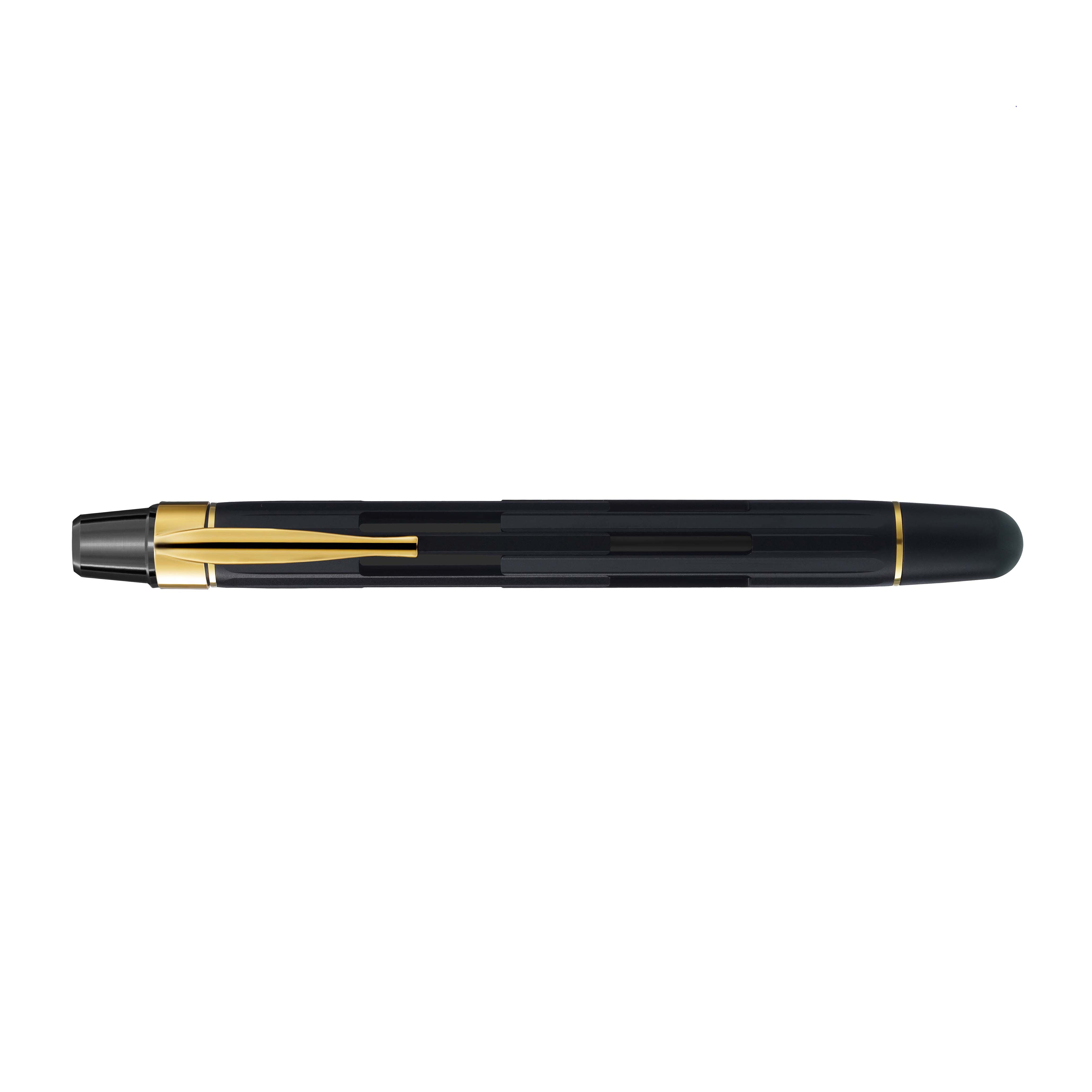 Nahvalur Eclipse Black Gold Fountain Pen