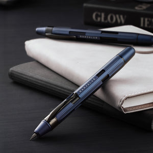 Nahvalur Eclipse Cobalt Black Fountain Pen