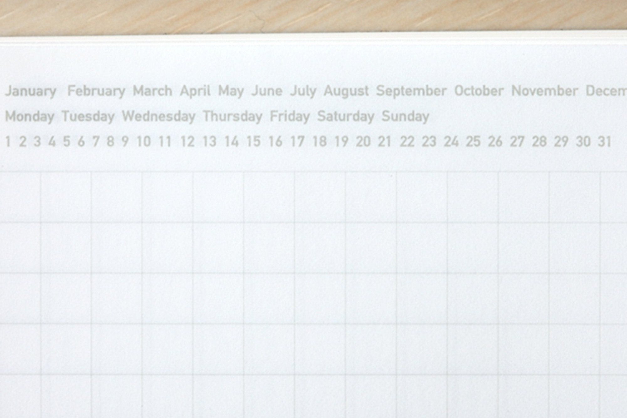 Stalogy 365Days Notebook - A6 - Grid - 368 Pages - Red