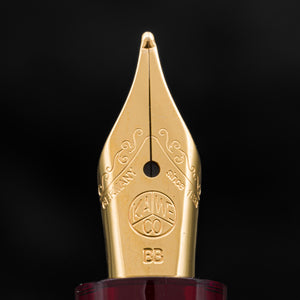 Kaweco Sport Fountain Pen Carmine - Galen Leather SE-Double Broad (BB)