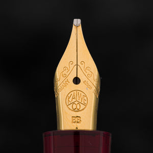 Kaweco Sport Fountain Pen Carmine - Galen Leather SE-Italic BB (IBB)