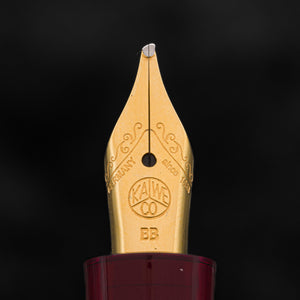 Kaweco Sport Fountain Pen Carmine - Galen Leather SE-Oblique BB (OBB)