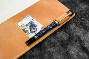 Leather Slim Hobonichi Weeks Planner Cover - C.H. Honey Ochre