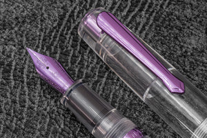 Nahvalur (Narwhal) X Galen Lilac Fountain Pen - Demo-