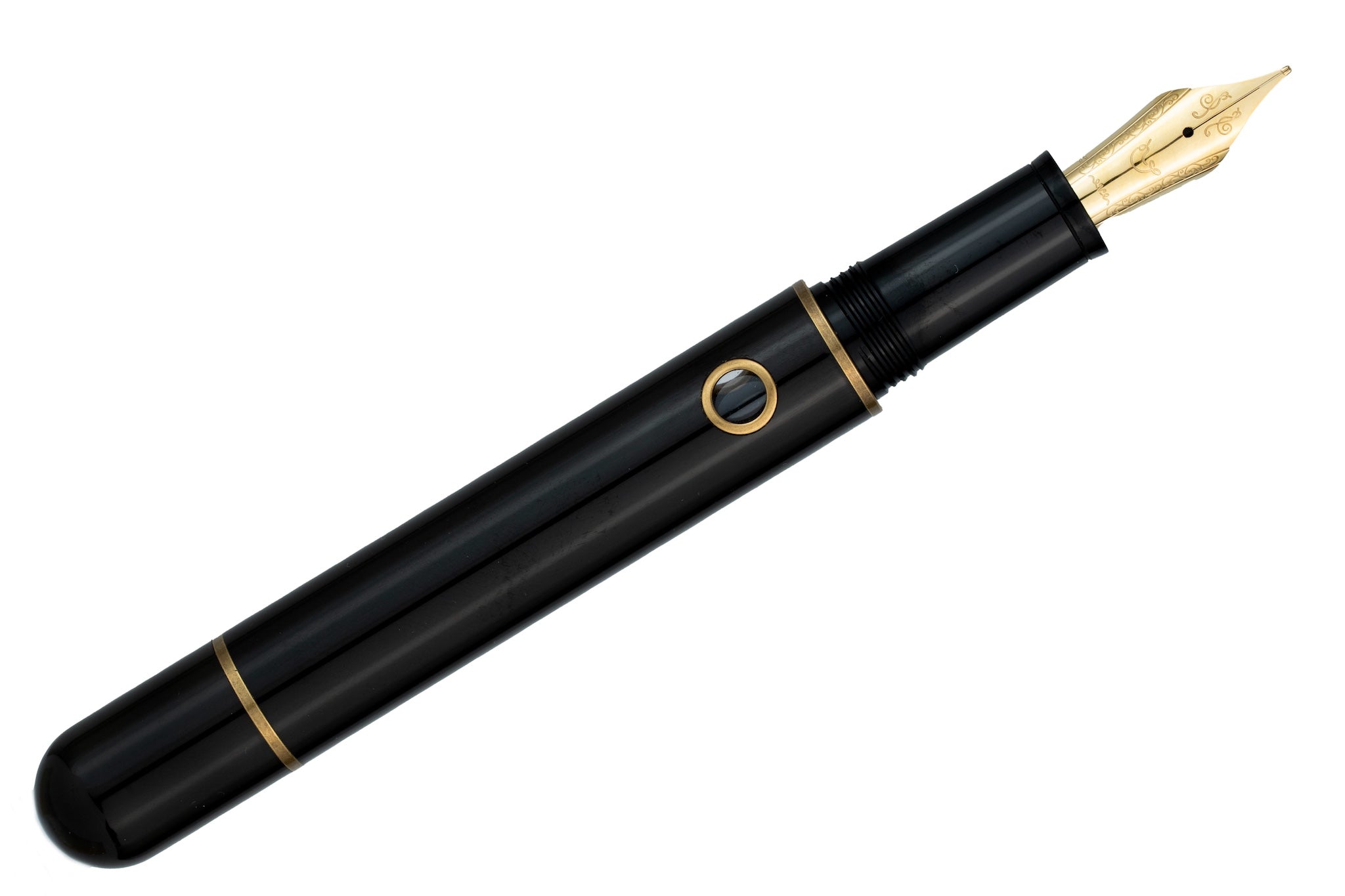 Nahvalur (Narwhal) Nautilus Bronze Corydoras Ebonite Fountain Pen