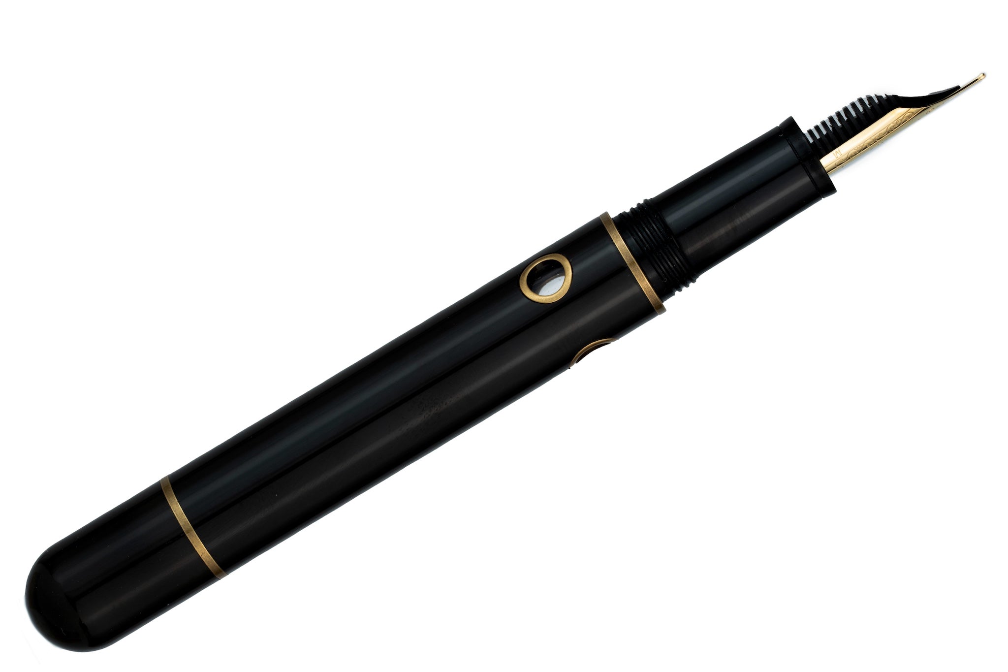 Nahvalur (Narwhal) Nautilus Bronze Corydoras Ebonite Fountain Pen