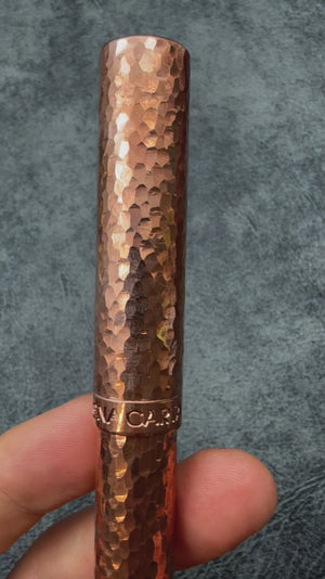 Magna Carta Mag 600 Fountain Pen True Flex Nib - Solid Copper (Lightweight)