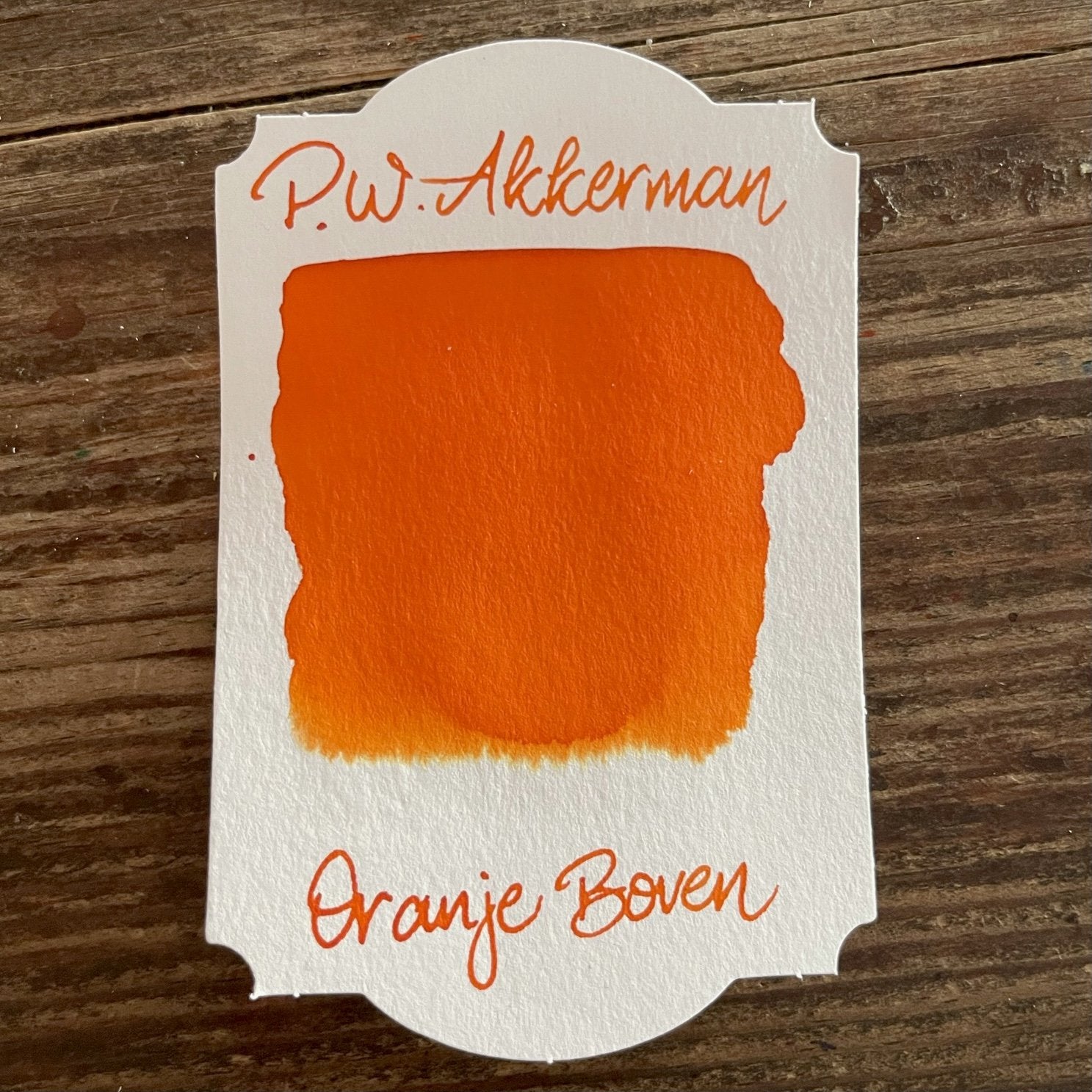 Akkerman Oranje Boven Ink