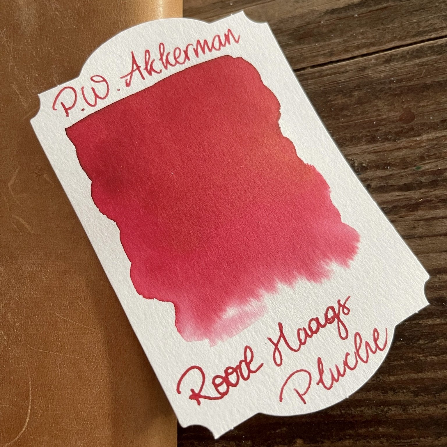 Akkerman Rood Haags Pluche Ink