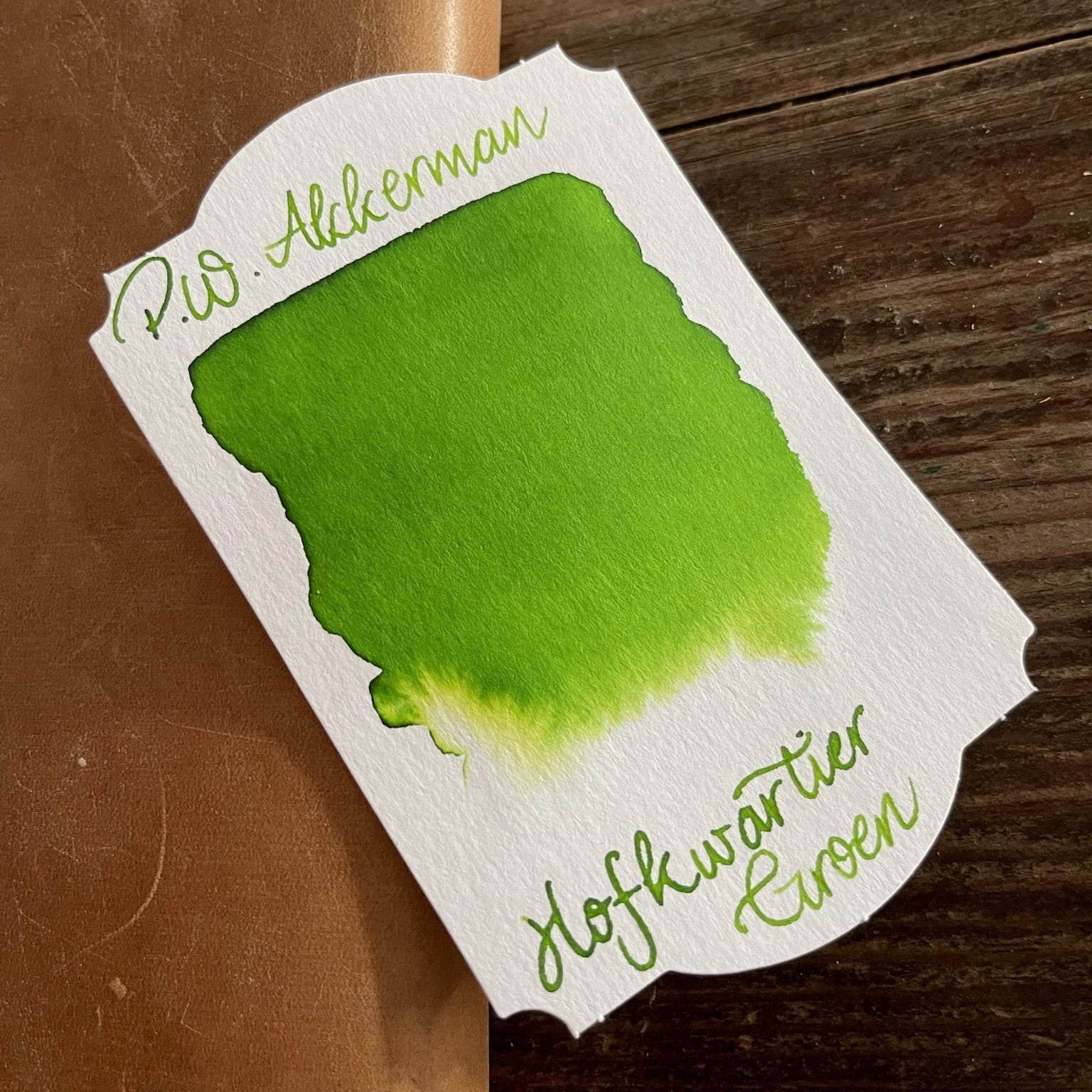 Akkerman Hofkwartier Groen Ink