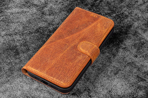 Detachable iPhone 13 Pro Max Leather Wallet Case