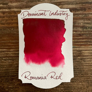 dominant industry Romania red fountain penink