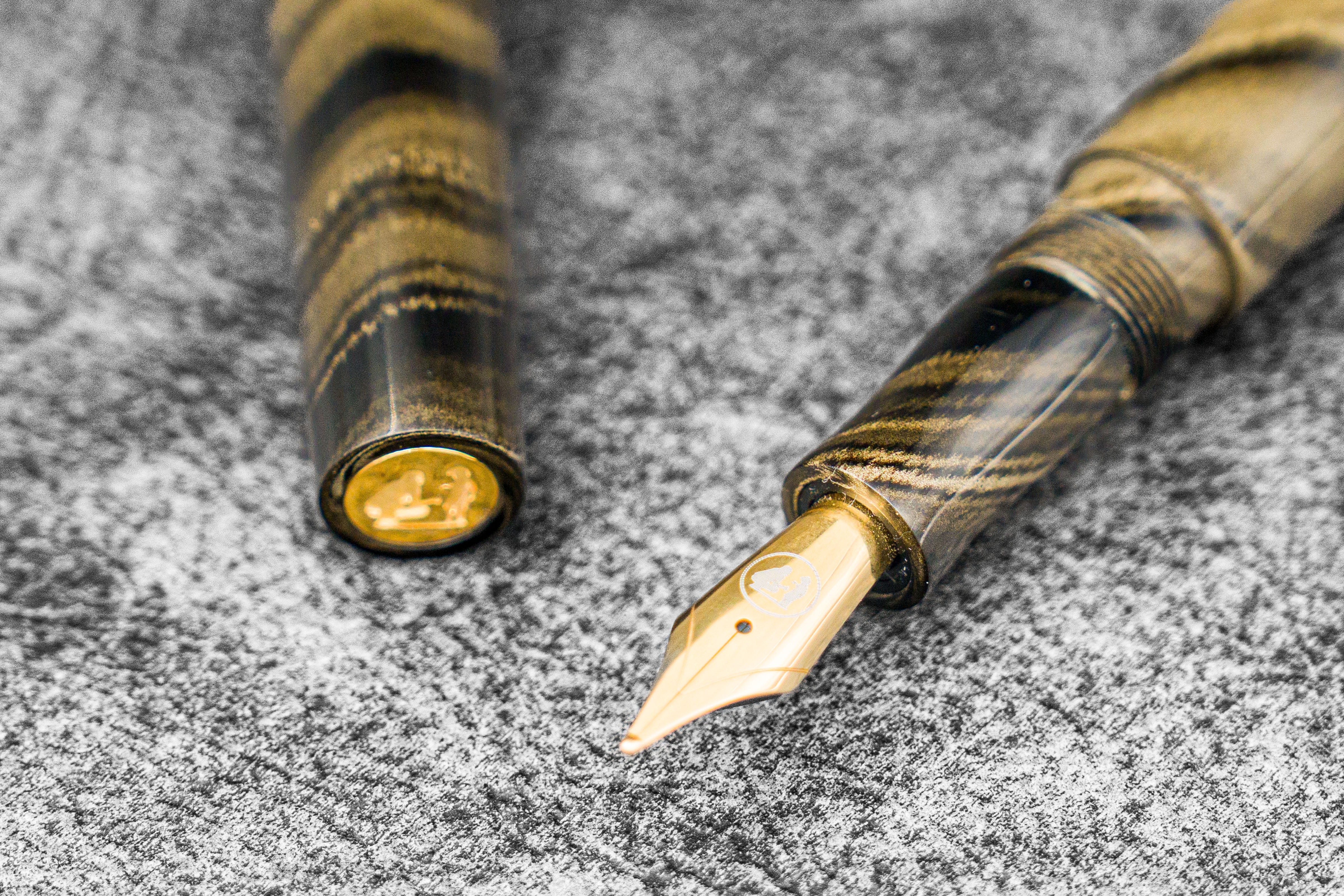 Galen X Studyo Agackakan - Fountain Pen V1 - Ebonite Beige