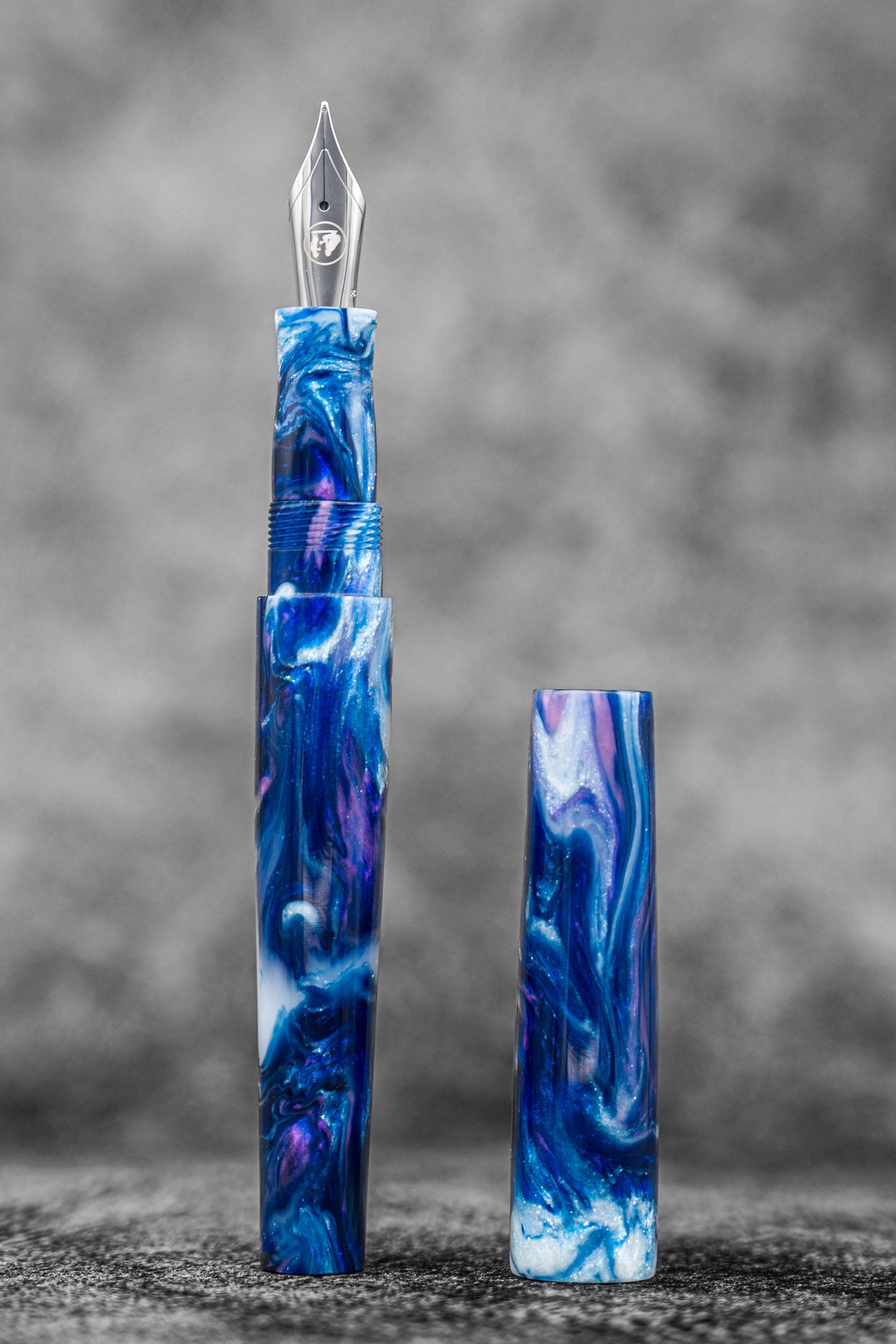 Galen X Studyo Agackakan - Fountain Pen V1 - Galaxy Trek Nebule