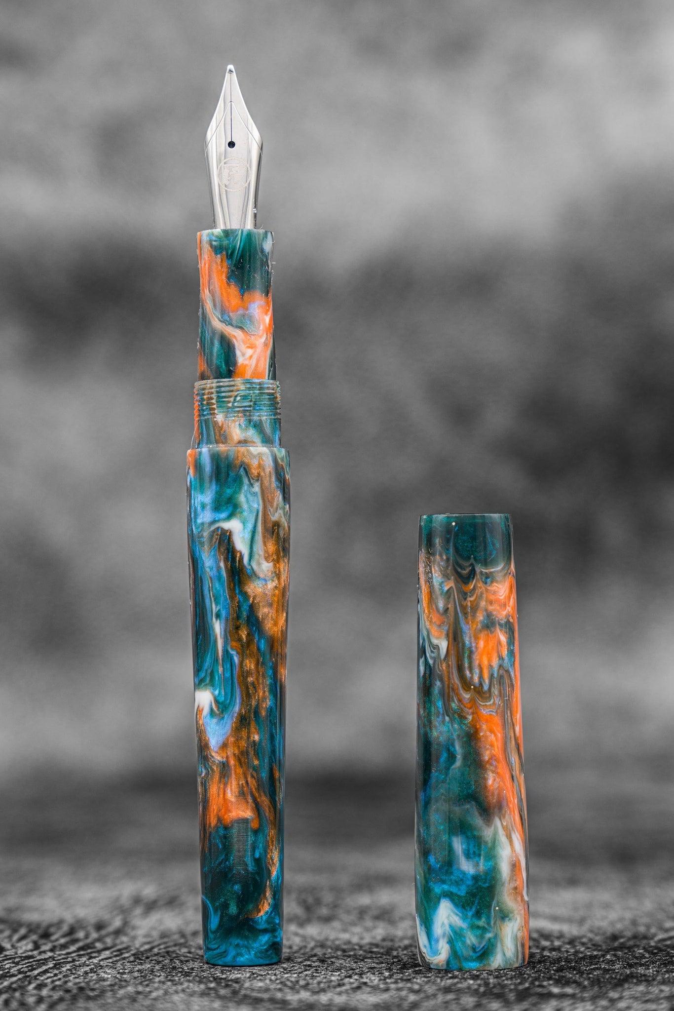 Galen X Studyo Agackakan - Fountain Pen V1 - King Fisher