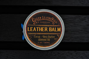 Leather Balm All Natural - Galen Leather