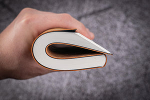 Leather Notebook - Tomoe River Paper - A5 - Crazy Horse Brown-Galen Leather
