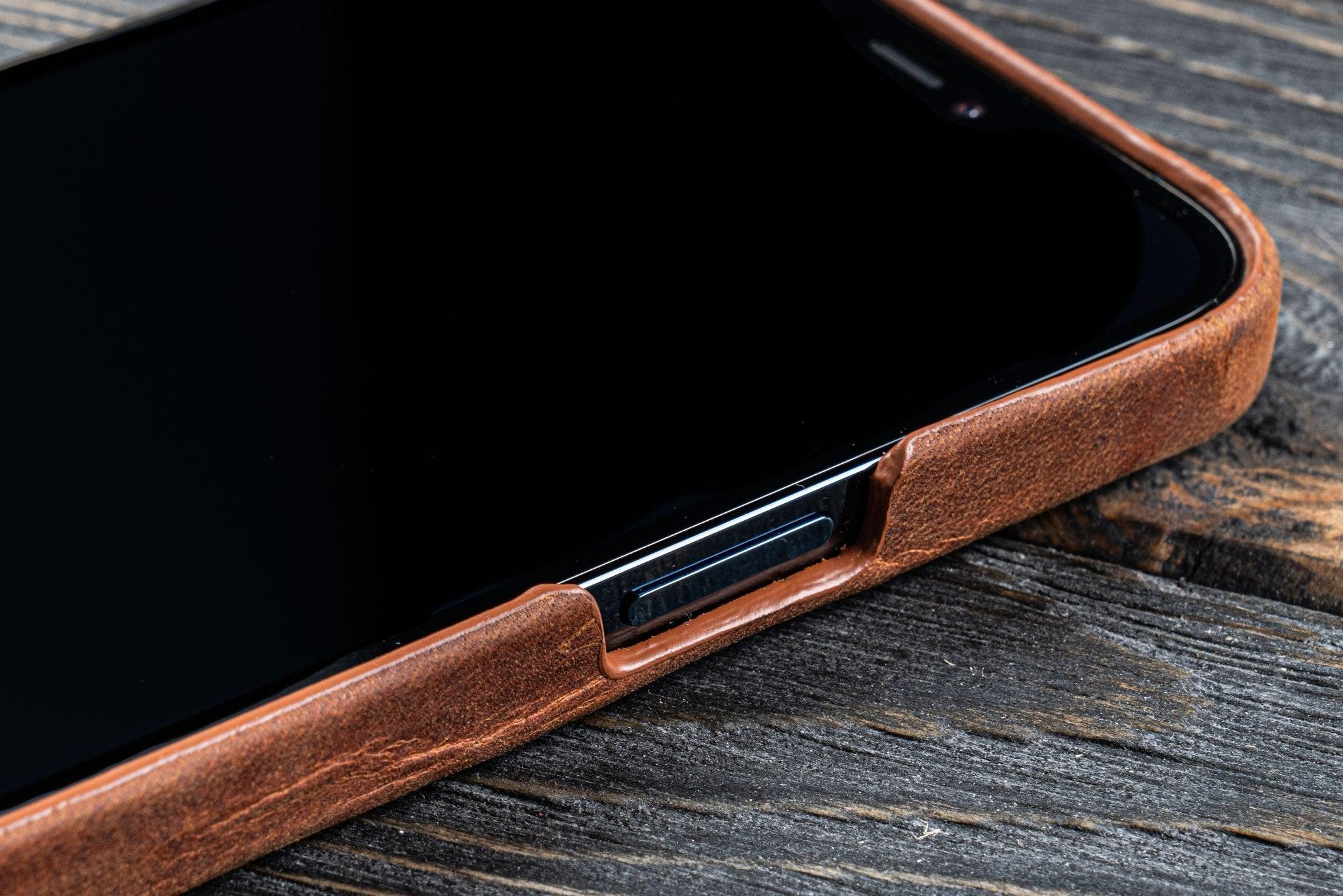 Leather iPhone 13 Pro (6,1") Hard Back Cover