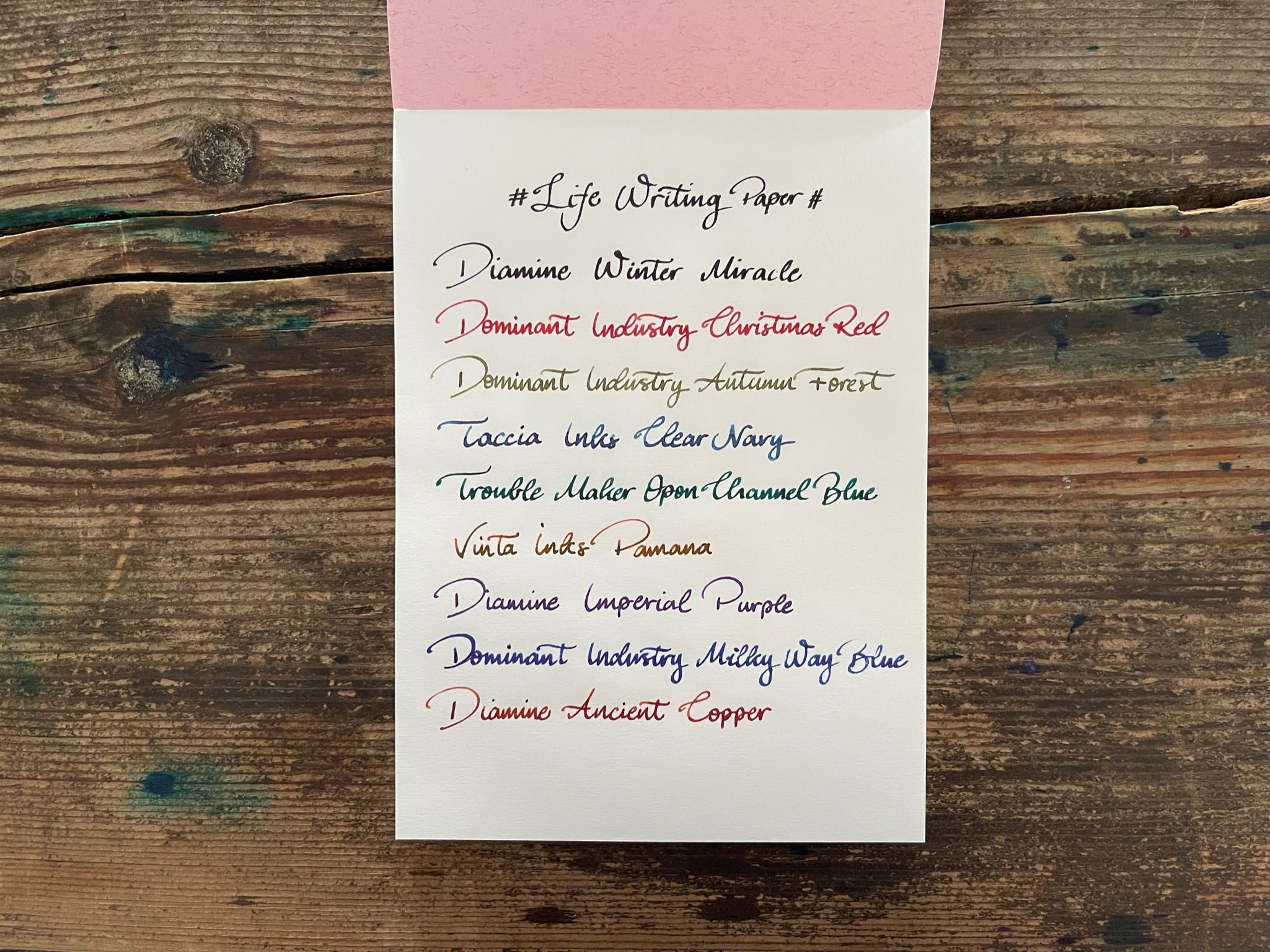 Life Bank Paper Pad - White