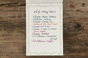 Life Writing Paper Notepad - A5 - White - 60 Pages-Galen Leather