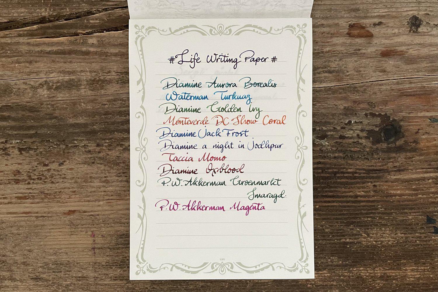 Life Writing Paper Notepad - A5 - White - 60 Pages-Galen Leather