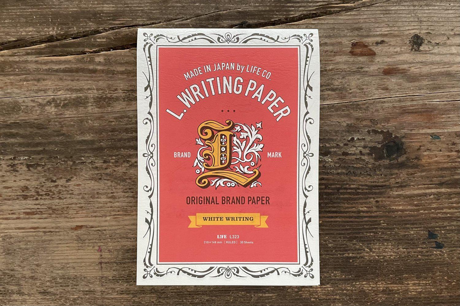 Life Writing Paper Notepad - A5 - White - 60 Pages-Galen Leather