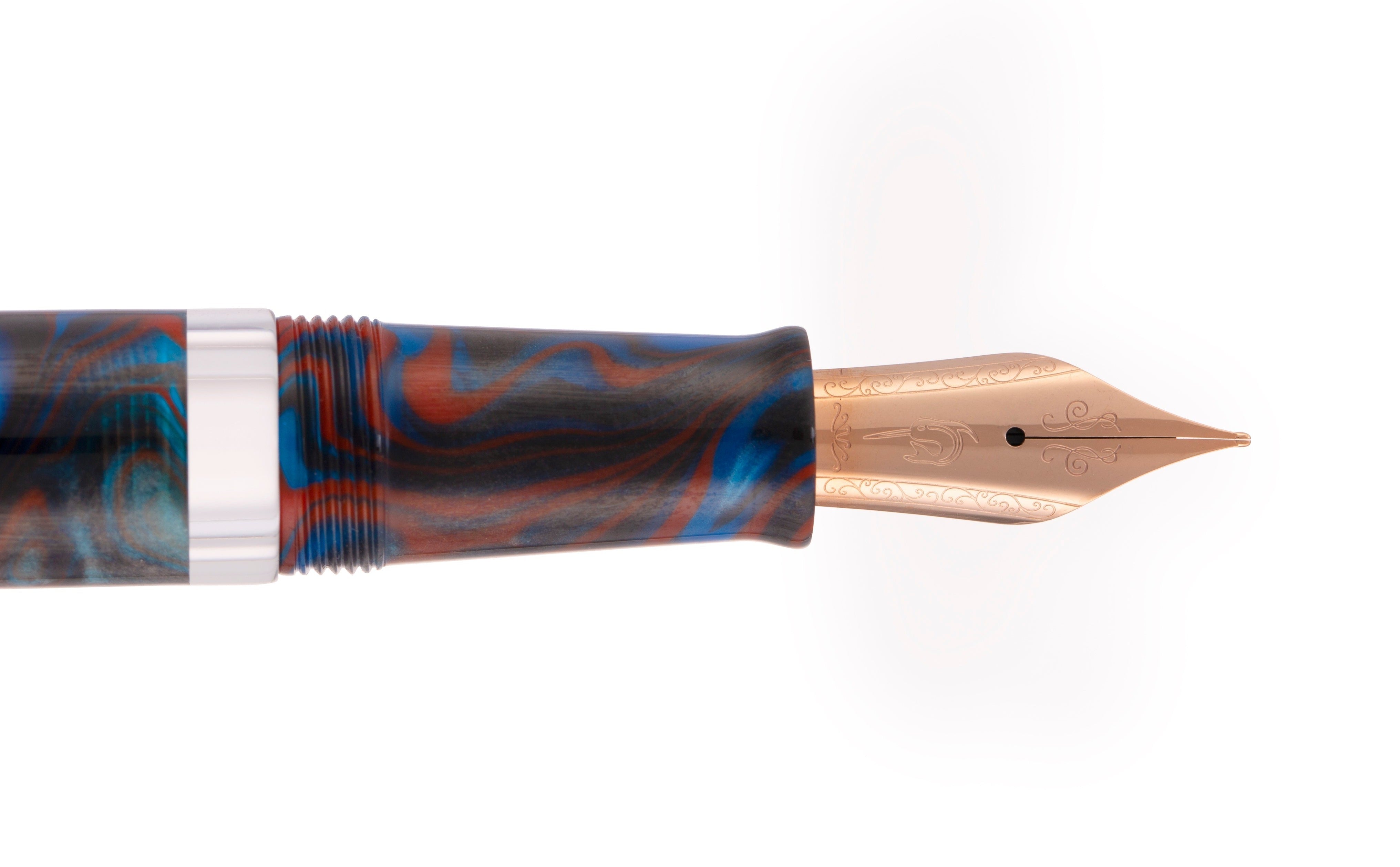 Nahvalur (Narwhal) Schuylkill Dragonet Sapphire Limited Edition Fountain Pen