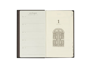 Midori 5 Years Diary - Door - Black