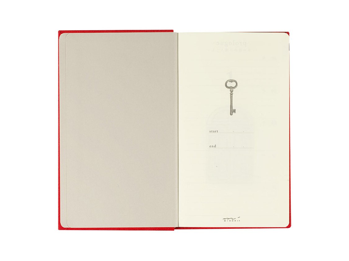 Midori 5 Years Diary - Door - Red