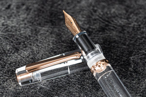 Narwhal X Galen Rose Gold Fountain Pen - Demo