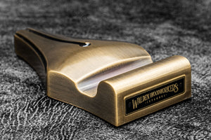 The Nib Rest Brass Pen Stand - Antique Brass