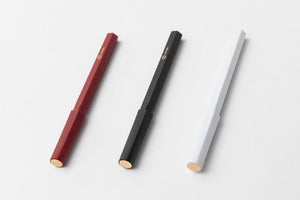 Ystudio Resin Fountain Pen - Red-Galen Leather