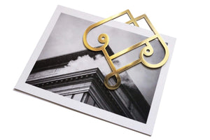 Brass Motif Paper Clips-Galen Leather