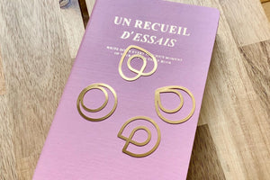 Brass Minimal Paper Clip Set - Bookmarks