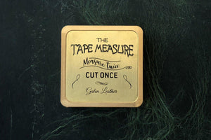 Brass Tape Measure-Galen Leather