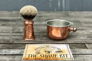 Copper Shaving Brush - Bowl-Galen Leather
