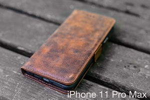 Detachable iPhone 11 Pro Max Leather Wallet Case