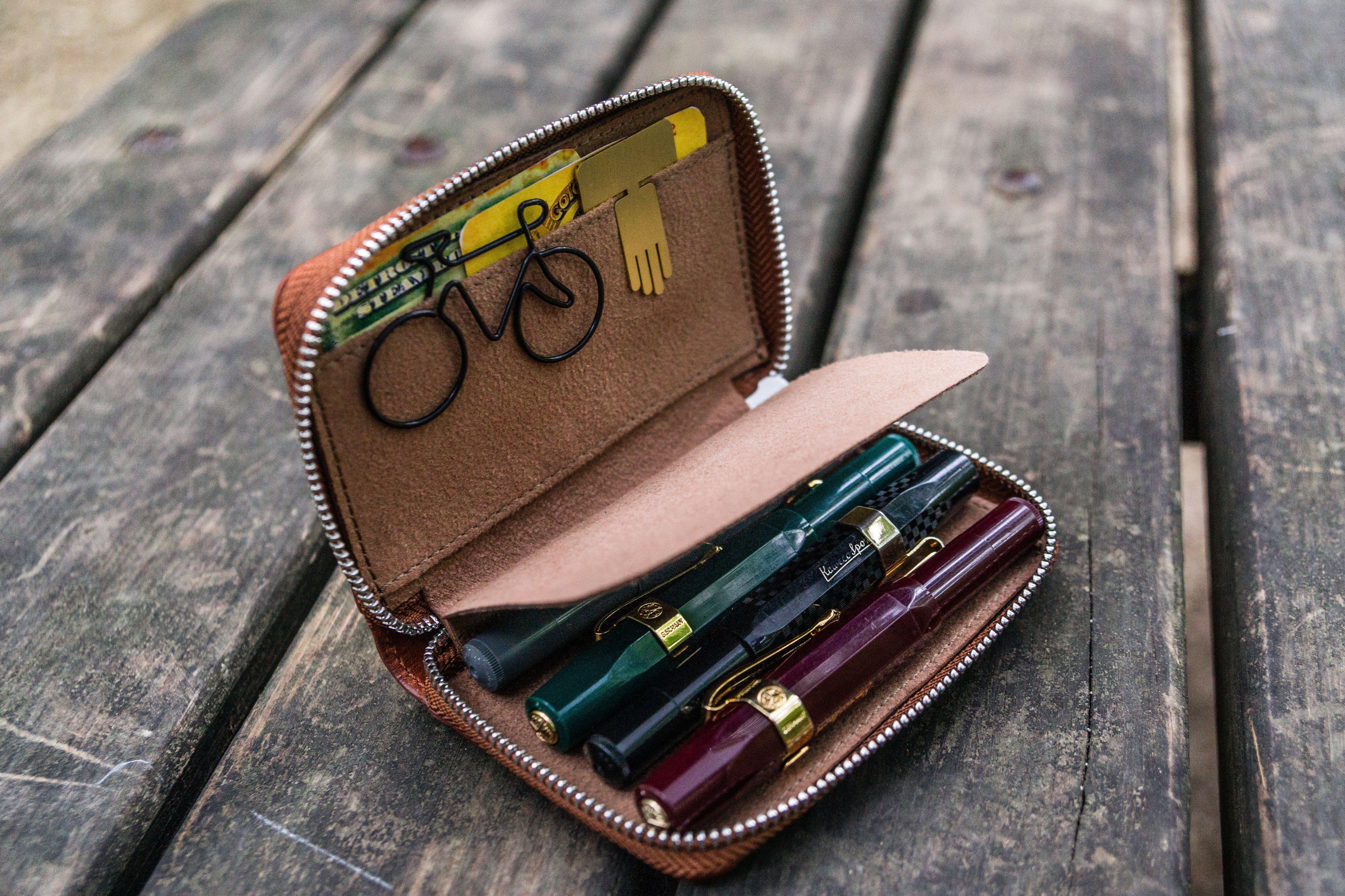 EDC Wallet - Brown-Galen Leather