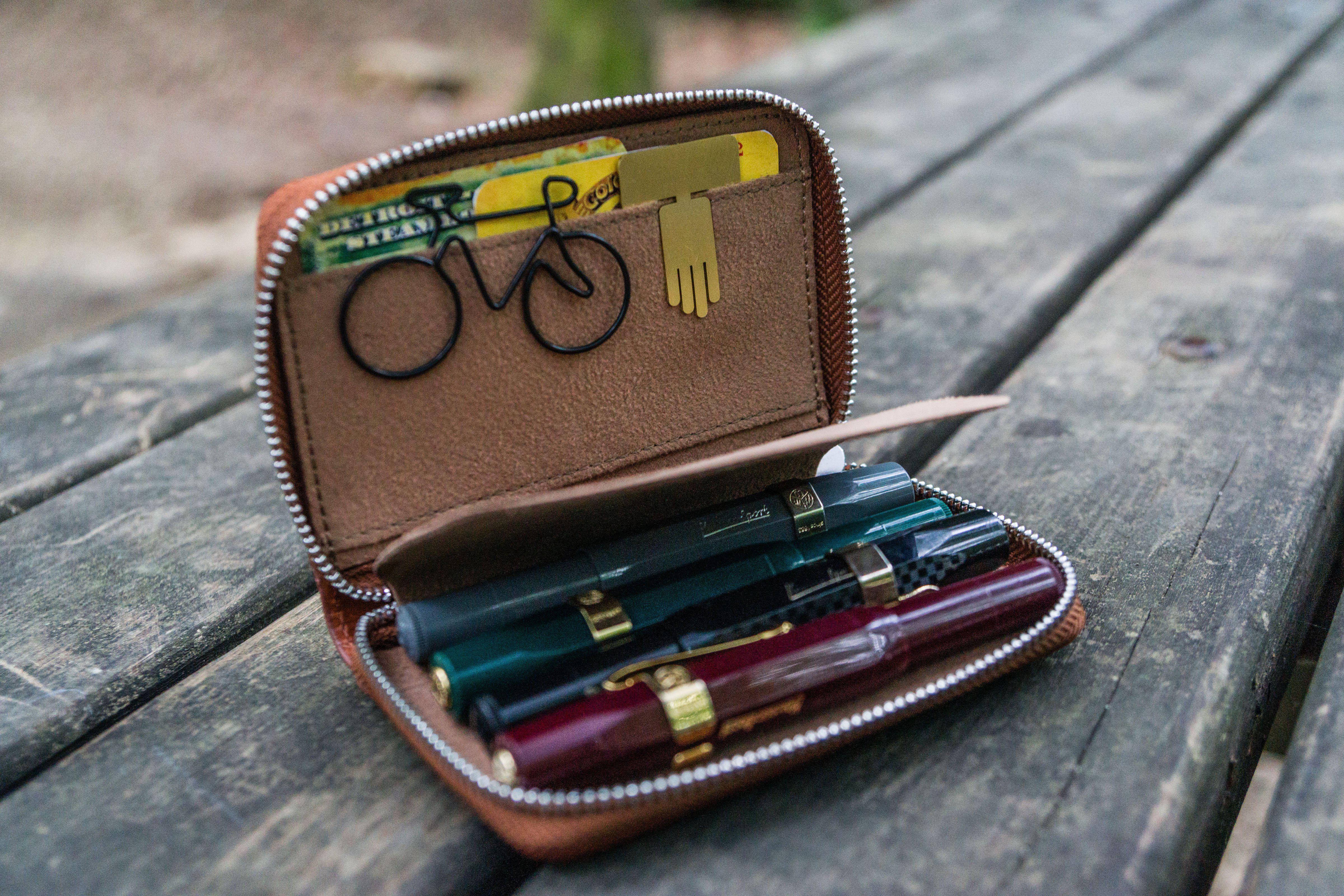 EDC Wallet - Brown-Galen Leather