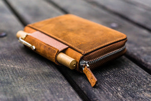 EDC Wallet - Crazy Horse Brown-Galen Leather