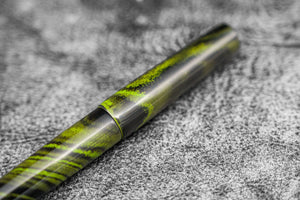 Galen X Studyo Agackakan - Fountain Pen V1 - Ebonite Yellow Green