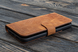 iPhone 12 Pro Max (6,7") Leather Wallet Case